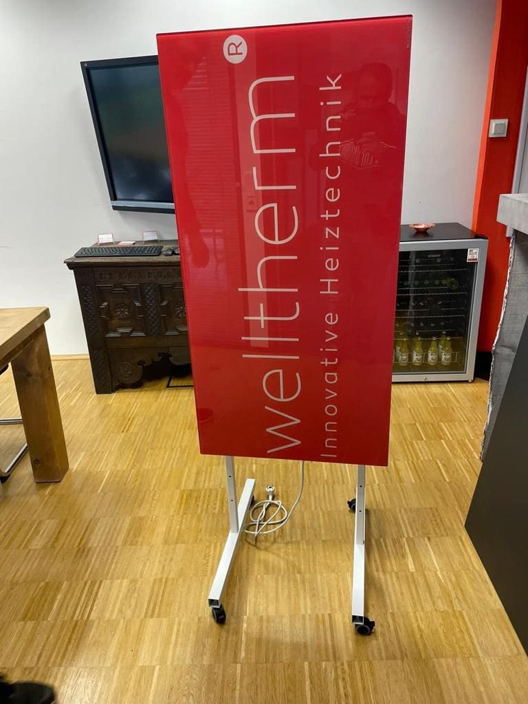 mobiele verwarming infrarood paneel staand