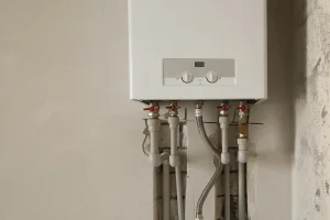 verwarming gas en verwarmen met gas verwarming maakt geluid gevaarlijk