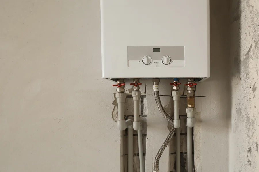 verwarming gas en verwarmen met gas verwarming maakt geluid gevaarlijk