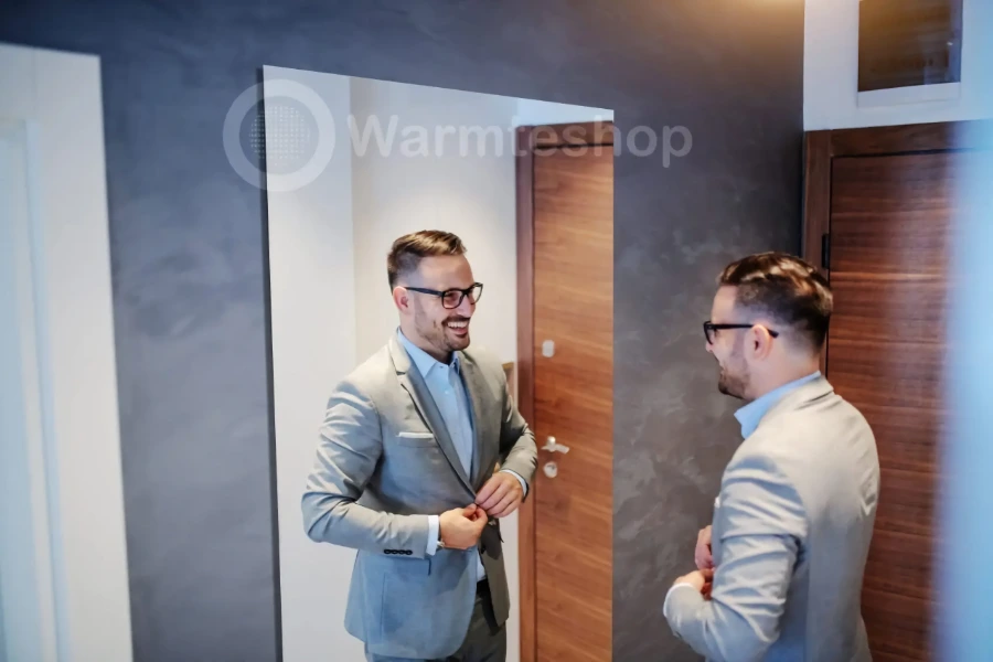 spiegel infrarood verwarming kledingkamer